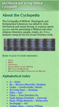 Mobile Screenshot of biblicalcyclopedia.com